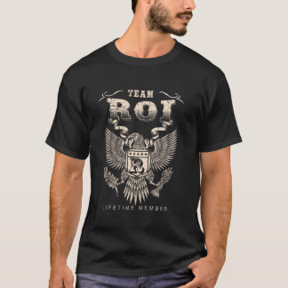 T-shirt Membre à vie de l'équipe Roi - Nom Roi