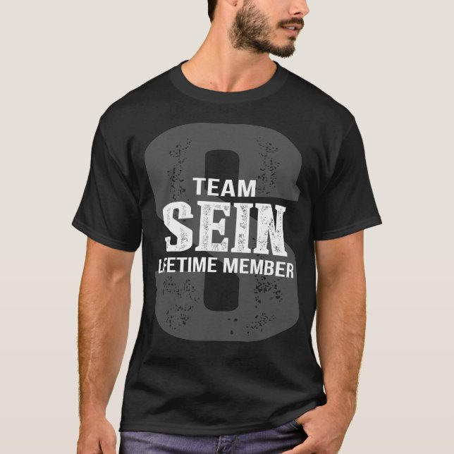 T-shirt Membre à vie de l'équipe SEIN (Devant)