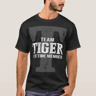 T-shirt Membre à vie de l'équipe TIGER