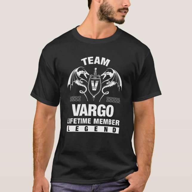 T-shirt Membre à vie de l'équipe Vargo (Devant)