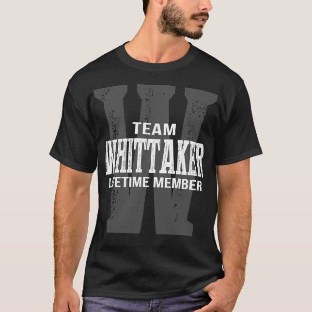T-shirt Membre à vie de l'équipe WHITTAKER (Devant)