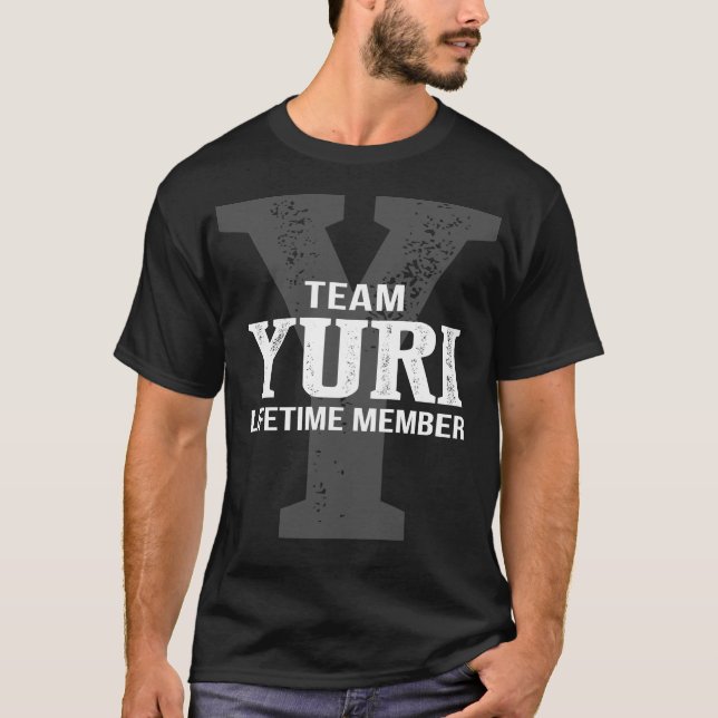 T-shirt Membre à vie de l'équipe YURI (Devant)