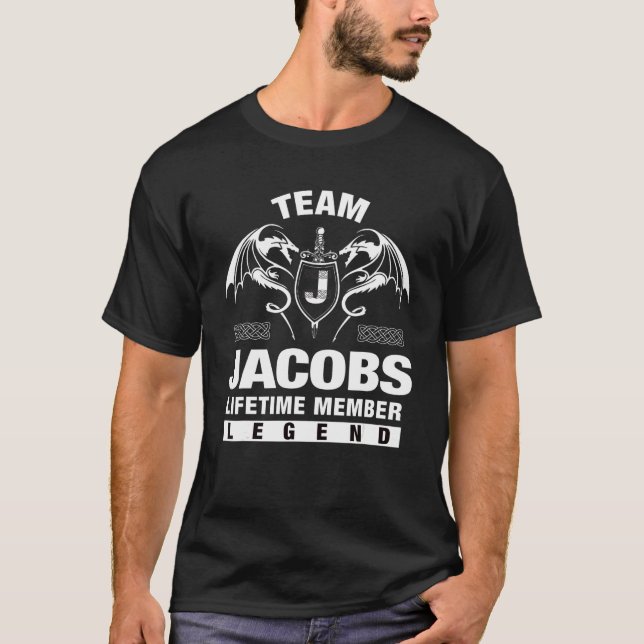 T-shirt Membre à vie de Team Jacobs (Devant)