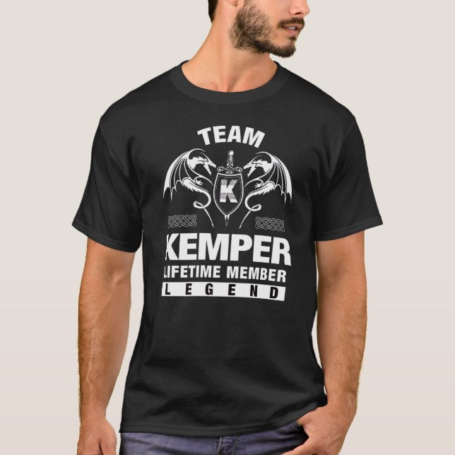 T-shirt Membre à vie de Team Kemper (Devant)