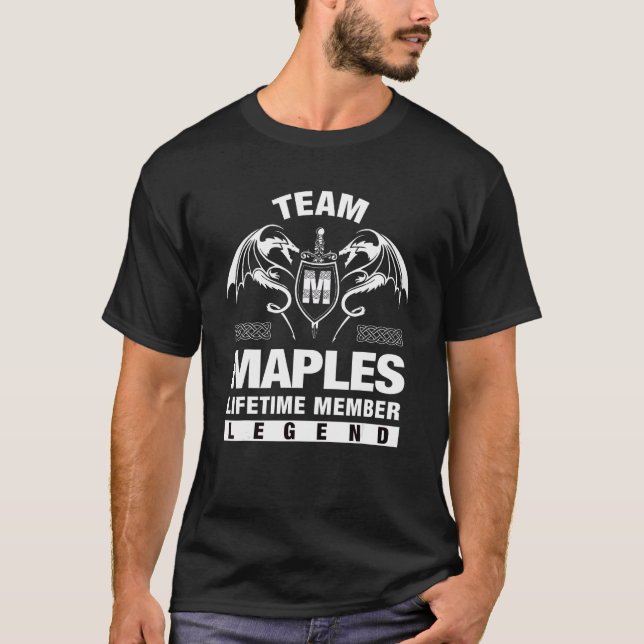 T-shirt Membre à vie de Team Maples (Devant)