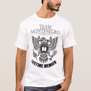 T-shirt Membre à vie de Team Montenegro