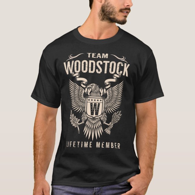 T-shirt Membre à vie de Team WOODSTOCK (Devant)