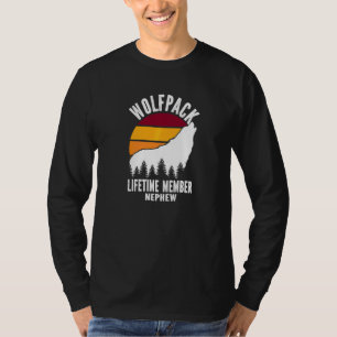 T-shirt Membre à vie de Wolfpack Neveu de la famille Wolf