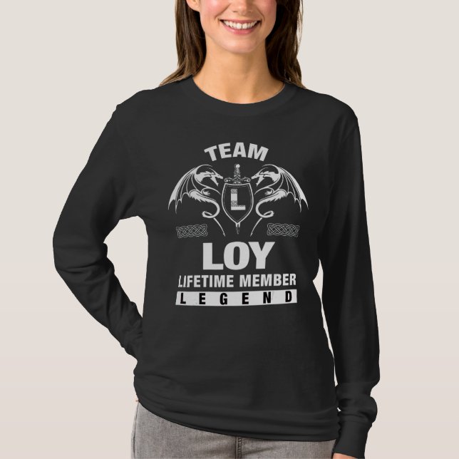 T-shirt Membre à vie Team Loy (Devant)