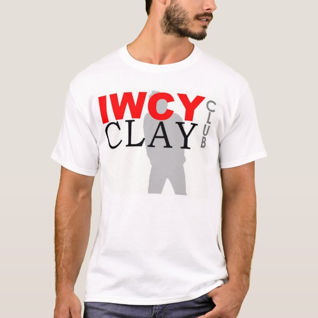 T-shirt MEMBRE de CLUB_Large Logo_NO d'ARGILE d'IWCY (Devant)