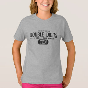 T-shirt Membre de doubles chiffres de l'étape importante