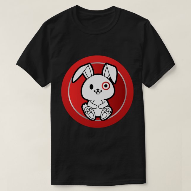 T-shirt Membre de l'équipe Bullseye Rabbit Funny (Design devant)