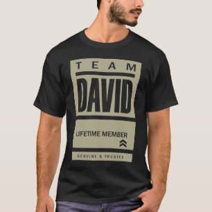 T-shirt Membre de l'équipe David Lifetime