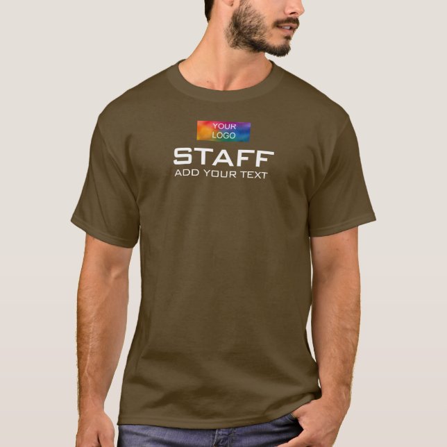 T-shirt Membre de l'équipe de personnel Impression double  (Devant)