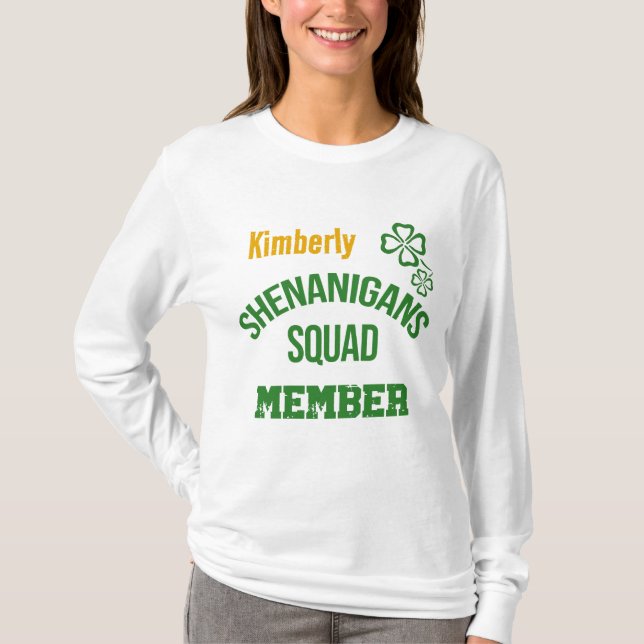 T-shirt Membre de l'équipe de Shenanigans (Devant)