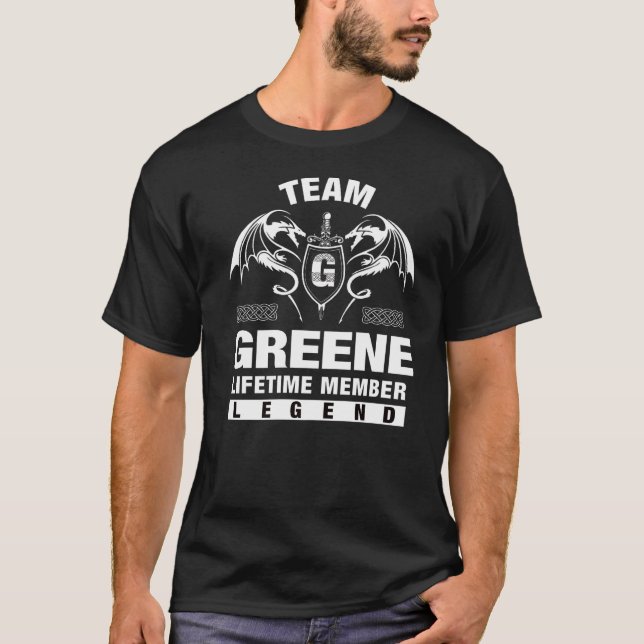 T-shirt Membre de l'équipe Greene Lifetime (Devant)