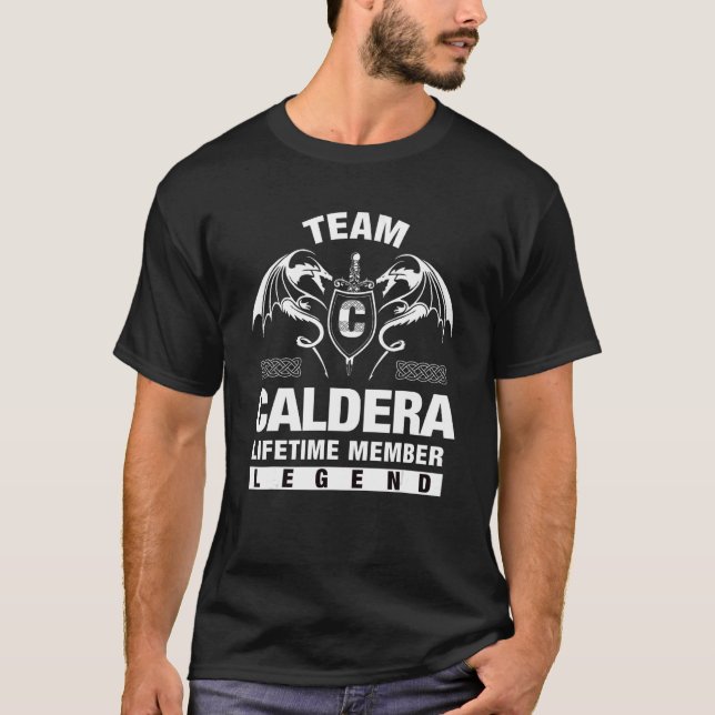 T-shirt Membre de Team Caldera Lifetime (Devant)