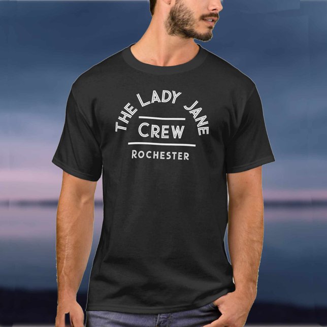 T-shirt Membre d'équipage de bateau ou de yacht (Créateur téléchargé)