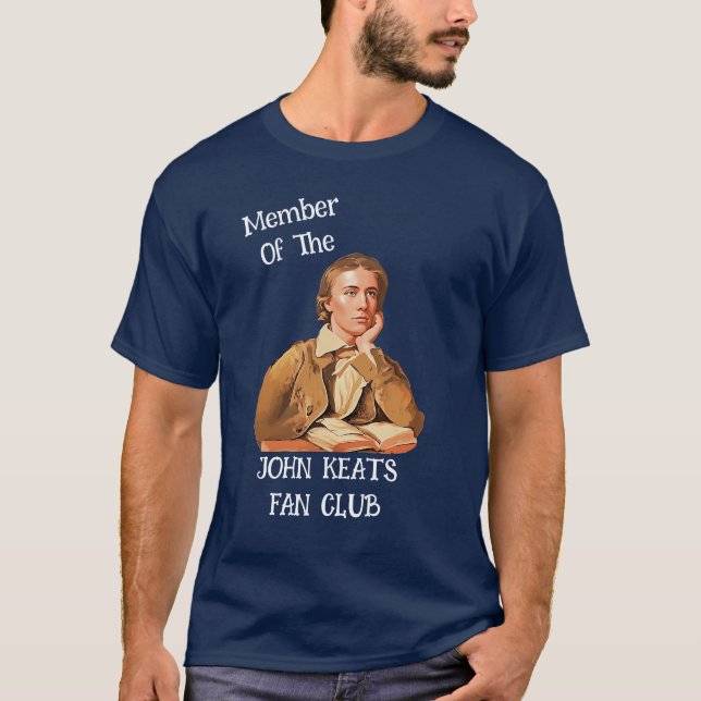 T-shirt Membre du club de fans John Keats (Devant)