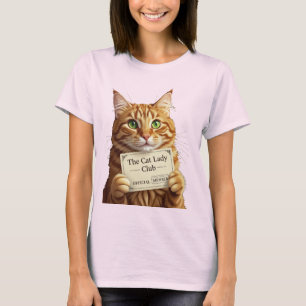 T-shirt Membre du Club Officiel des Dames aux Chats