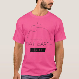 T-shirt Membre Du Flat Earth Club Science Astronomie