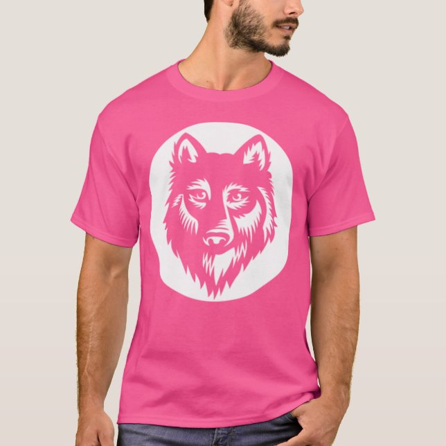 T-shirt Membre du pack Wolf à vie Howling désorganisé (Devant)