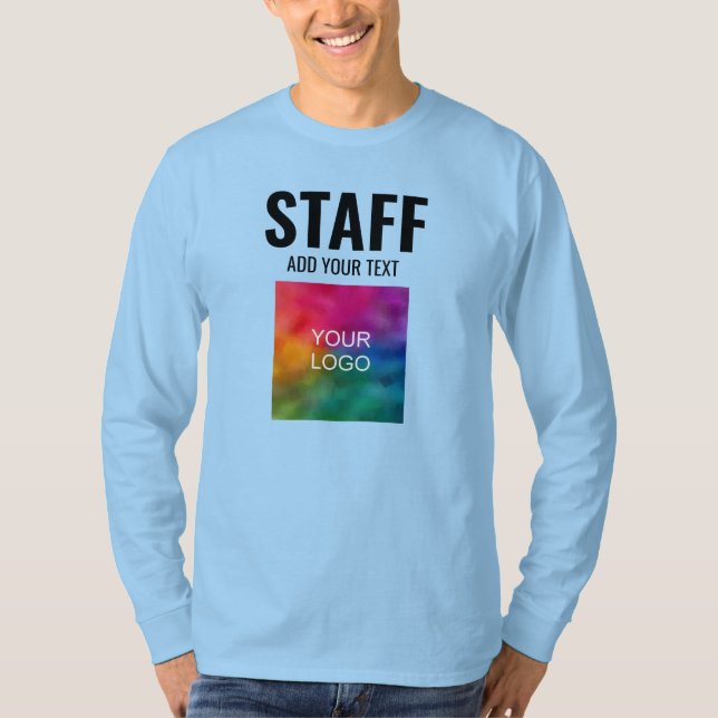 T-shirt Membre du personnel de l'équipe Tee - shirt à manc (Devant)