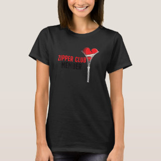 T-shirt Membre du Zipper Club Récupération Chirurgie à Cœu