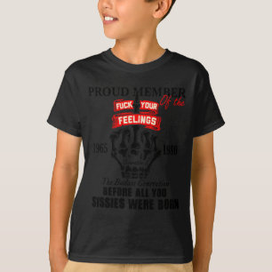 T-shirt Membre fier de la génération X mauvaise gen de 196