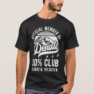 T-shirt Membre officiel du Denali 30 Club Alaska National