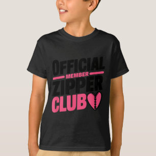 T-shirt Membre officiel du Zipper Club, Chirurgie à cœur o