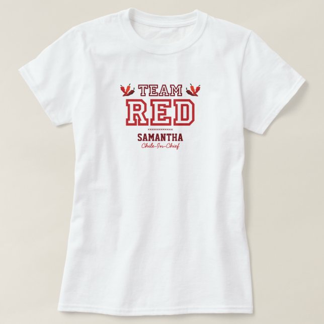T-shirt membre TEAM RED (Design devant)
