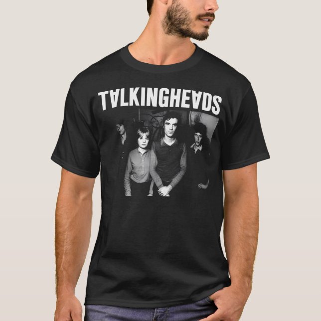T-shirt Membres d'art blanc - Talking Heads T Shirt (Devant)