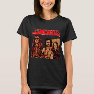 T-shirt Membres du groupe Budgie Rock Classique Métal Port