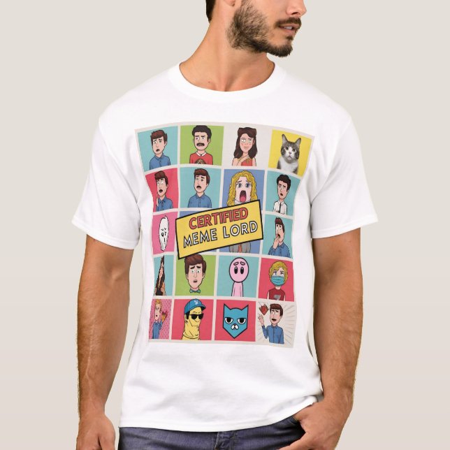 T-shirt mème 2025 - Viral Pop Culture Graphic Tee (Devant)