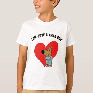 T-shirt Mème amusant Je suis juste un type de frissons Val