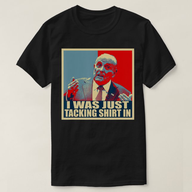 T-shirt Mème amusant Rudy Giuliani Tacking (Design devant)