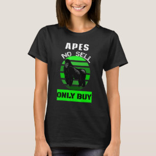 T-shirt Mème amusant Stock Gamestonk Green Retro Sunset La