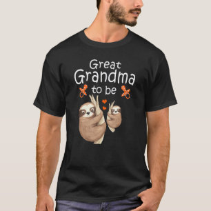 T-shirt Mémé arrière-grand-mère future Maman Sloth Baby Sh