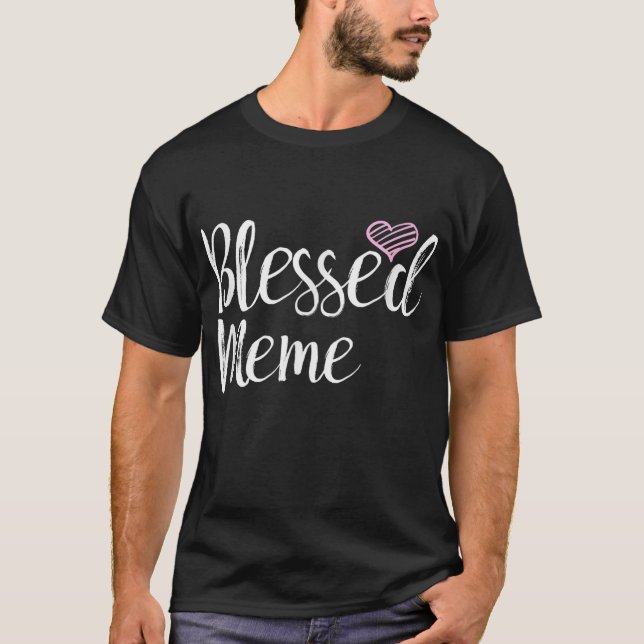 T-shirt Mème béni - cadeaux grand-mère (Devant)