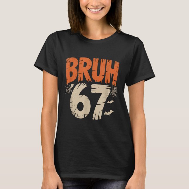 T-shirt Mème Bruh Halloween 67  (Devant)