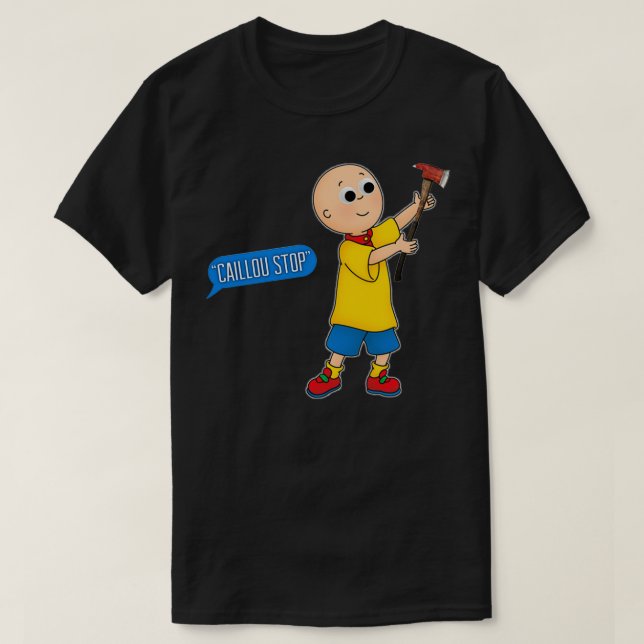 T-shirt Mème Caillou (Design devant)