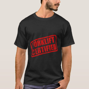 T-shirt Mème certifié chariot élévateur drôle 