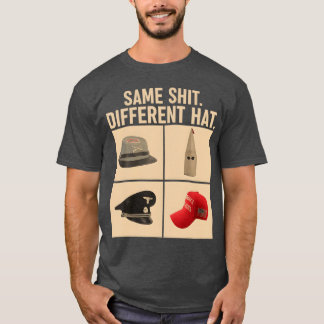 T-shirt Même Chapeau Différent Pour - vintage