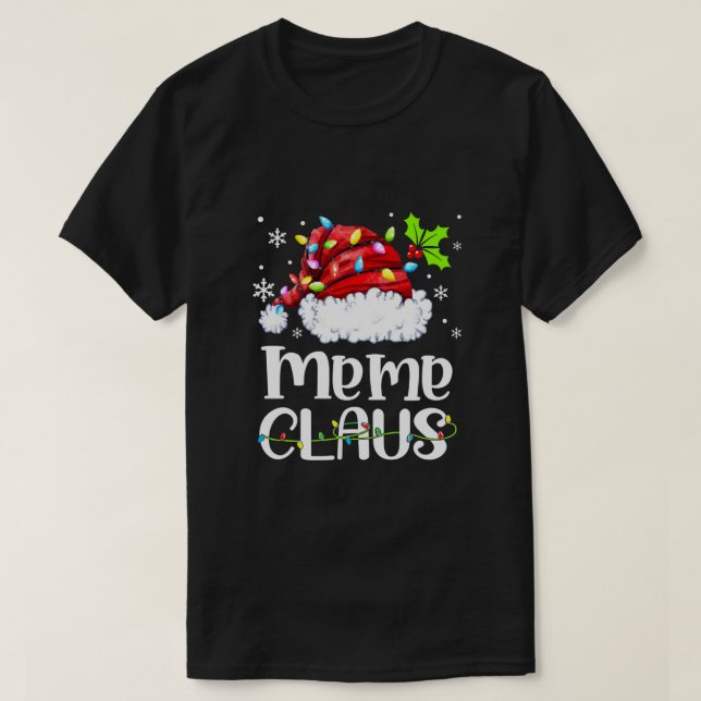T-shirt Meme Claus Gnome Joyeux Noël Noël Noël Noël Noël F (Design devant)