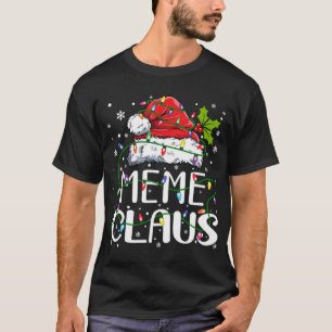 T-shirt Mème Claus Noël Père Noël Famille de jumelage de c