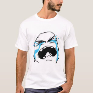 T-shirt Meme comique pleurant