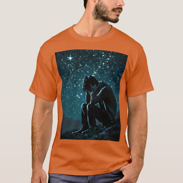 T-shirt "Même dans les ténèbres, une étincelle reste 💫" (Devant)