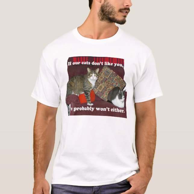 T-shirt Mème de chat (Devant)