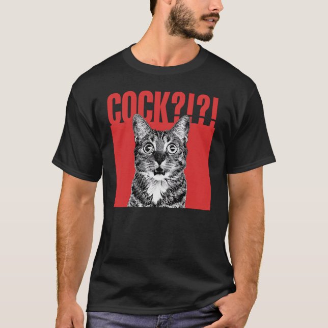 T-shirt Mème de chat (Devant)